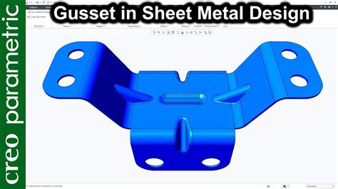 gusset in sheet metal|sheet metal basic design guidelines.